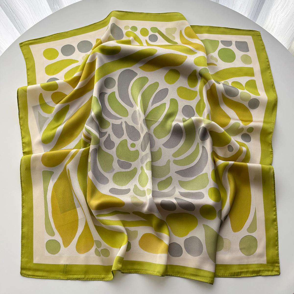 Luxury Square Scarf For Women Ladies Hijab Color Print Neckerchief Bandanas Summer Soft Stain Elegant Faux Silk Scarves Shawl
Luxury Square Scarf For Women Ladies Hijab Color Print Neckerchief Bandanas Summer Soft Stain Elegant Faux Silk Scarves Shawl