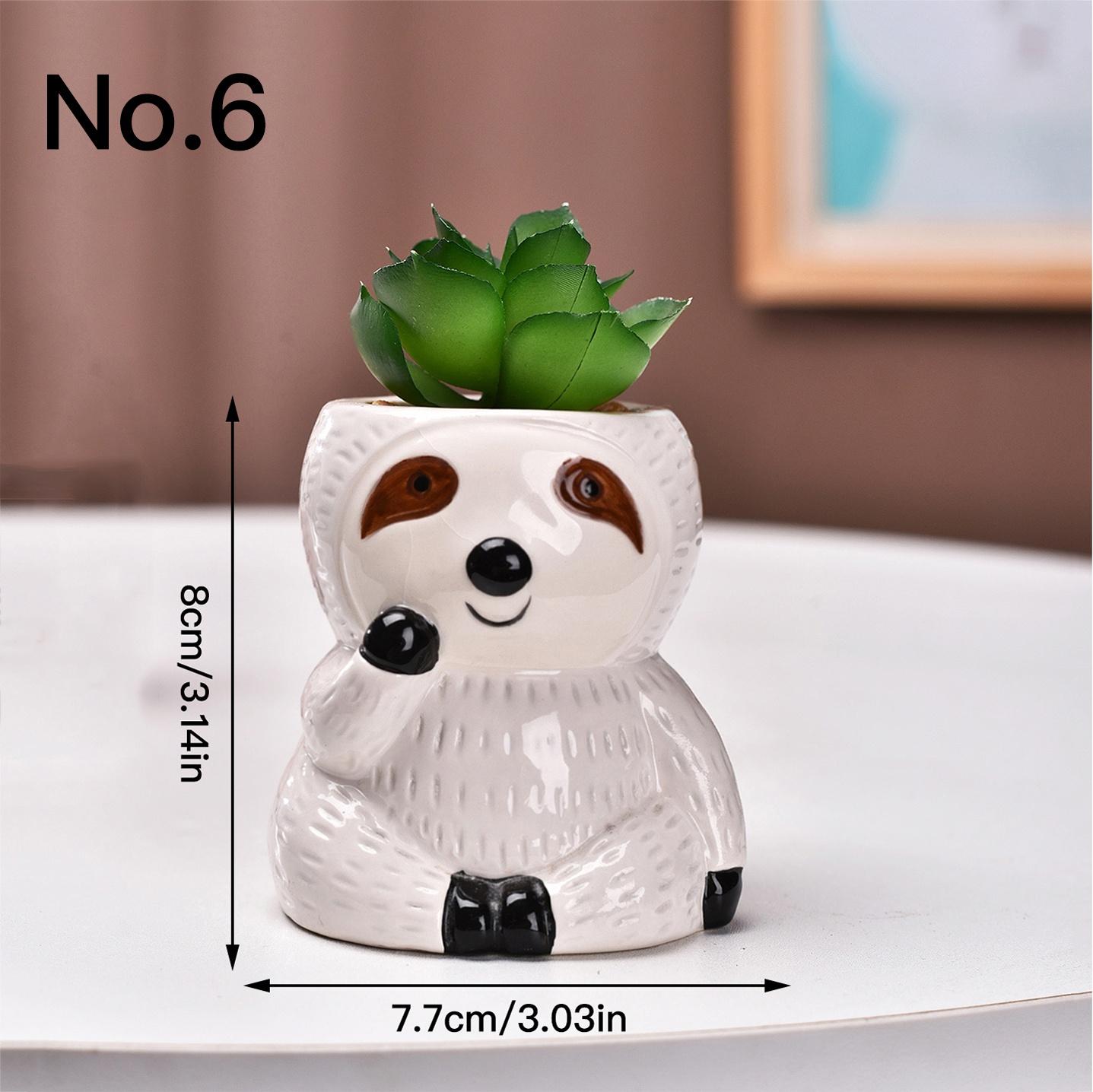 Милый цветочный горшок коалы, сочный горшок, керамический горшок, домашний декор, настольные украшения, бонсай, горшок для растений, украшение сада No.6
Милый цветочный горшок коалы, сочный горшок, керамический горшок, домашний декор, настольные украшения, бонсай, горшок для растений, украшение сада No.6
