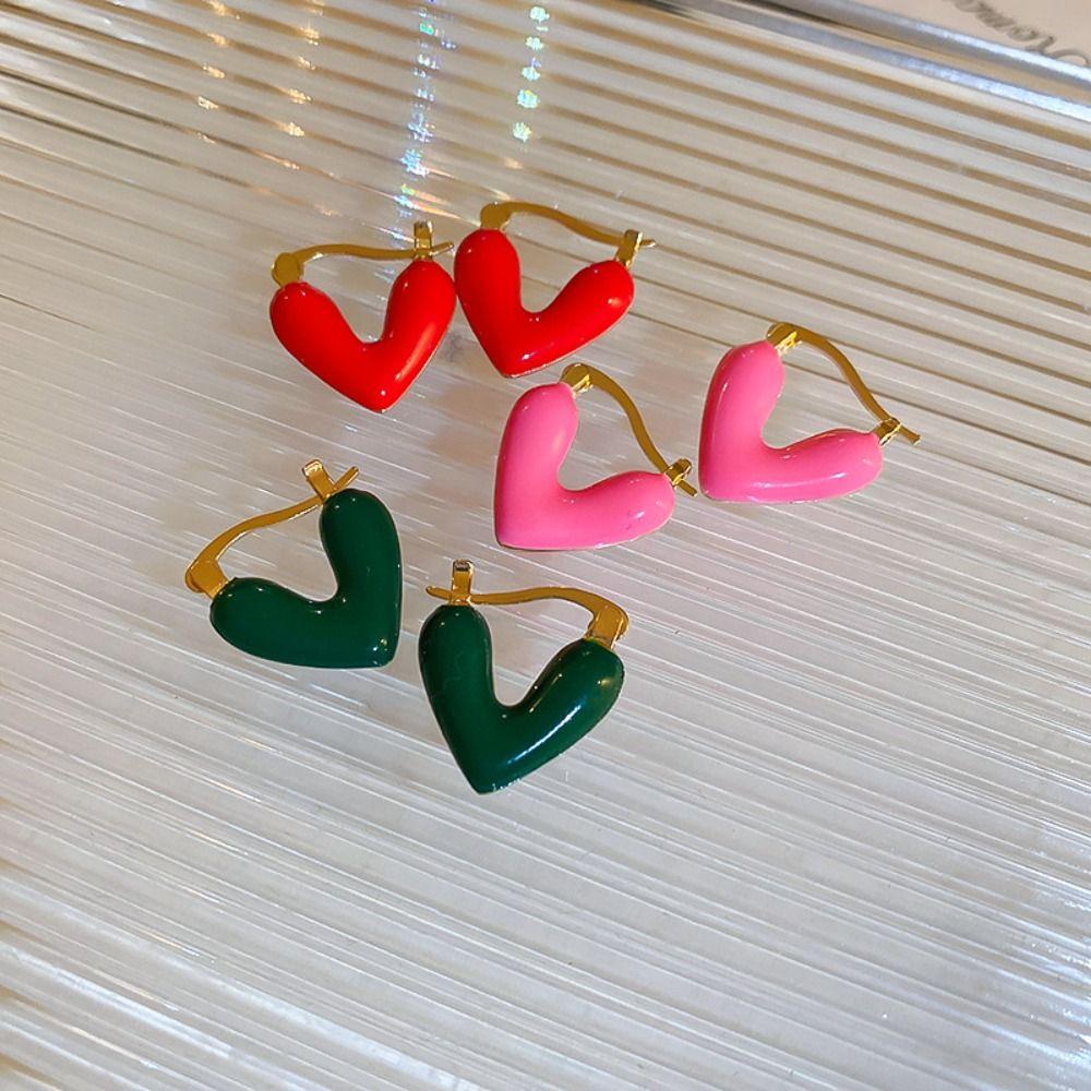Vintage Love Heart Hoop Earrings Fashion Peach Heart Small Earirngs Love Heart Ear Buckle Girl
Vintage Love Heart Hoop Earrings Fashion Peach Heart Small Earirngs Love Heart Ear Buckle Girl