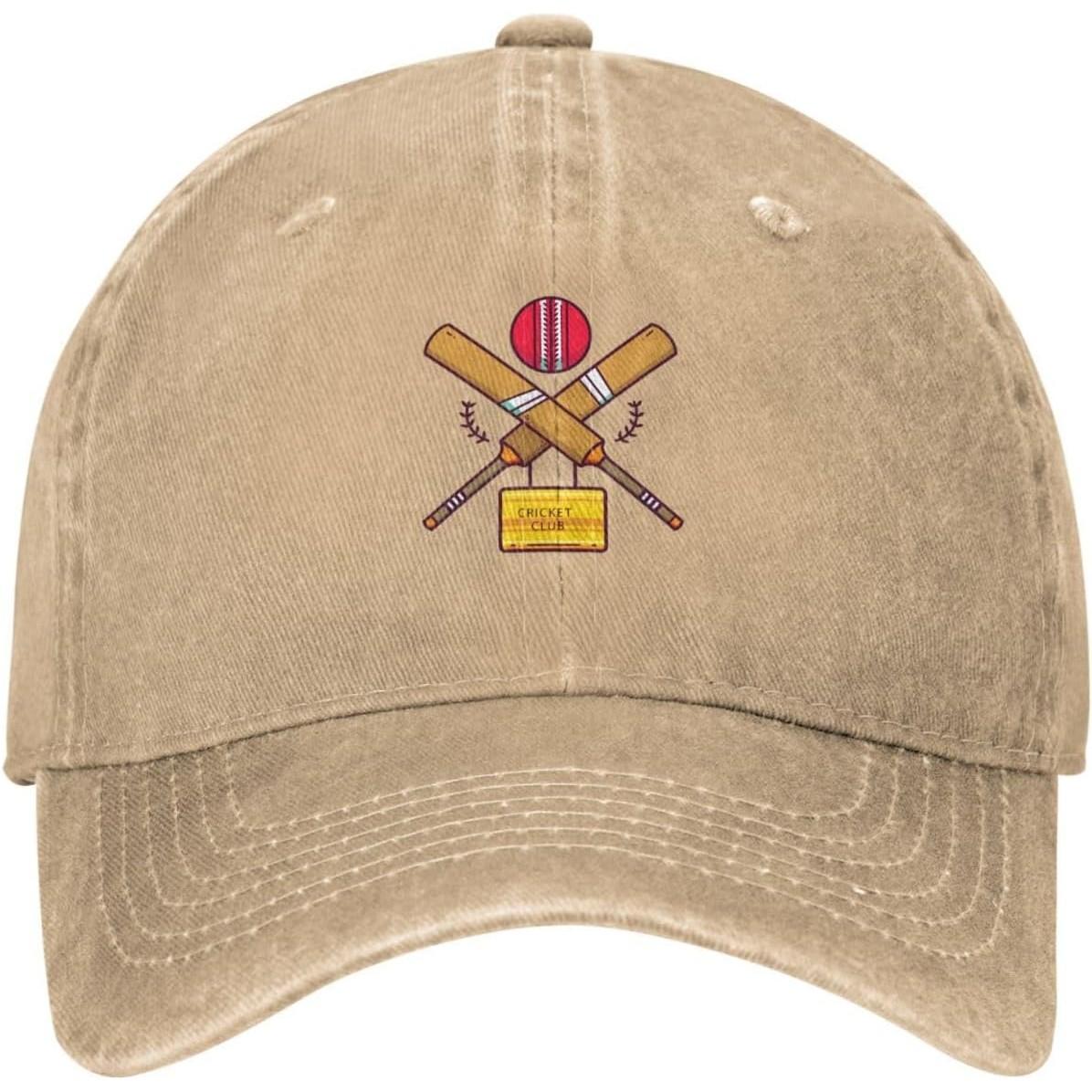 Cricket Club Logo Baseball Cap Vintage Washed Cotton Adjustable Dad Hat for Unisex Can Be Adjusted
Cricket Club Logo Baseball Cap Vintage Washed Cotton Adjustable Dad Hat for Unisex Can Be Adjusted