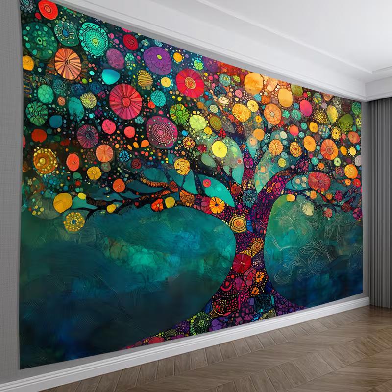 2D Psychedelic Life of Tree Tapestry for Modern Living Room Bedroom Wall Art 47.2x31.5inch/120*80cm
2D Psychedelic Life of Tree Tapestry for Modern Living Room Bedroom Wall Art 47.2x31.5inch/120*80cm