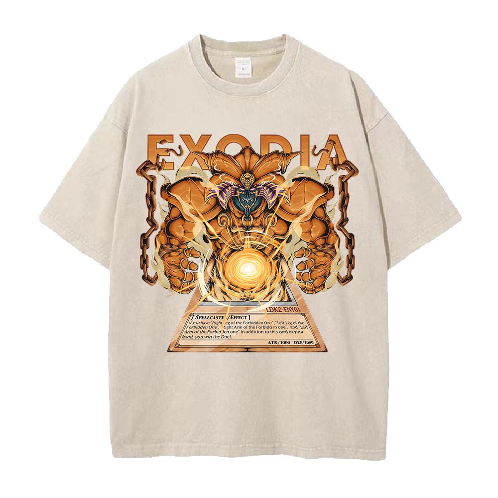 Exodia YuGiOh Anime Tshirt Summer Casual Short Sleeve ONeck Tee Shirt Vintage Washed Oversized Cotton Tops Mens Clothing S
Exodia YuGiOh Anime Tshirt Summer Casual Short Sleeve ONeck Tee Shirt Vintage Washed Oversized Cotton Tops Mens Clothing S