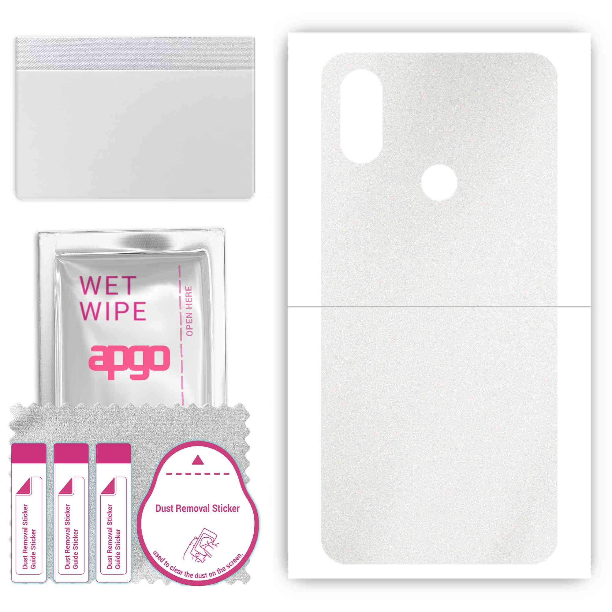 Apgo Protective Skin Sticker для задньої панелі сумісний з Xiaomi Mi A2 (Mi 6X), Обгорточна плівка, фольга, вініл – візерунок матовий прозорий
Apgo Protective Skin Sticker для задньої панелі сумісний з Xiaomi Mi A2 (Mi 6X), Обгорточна плівка, фольга, вініл – візерунок матовий прозорий