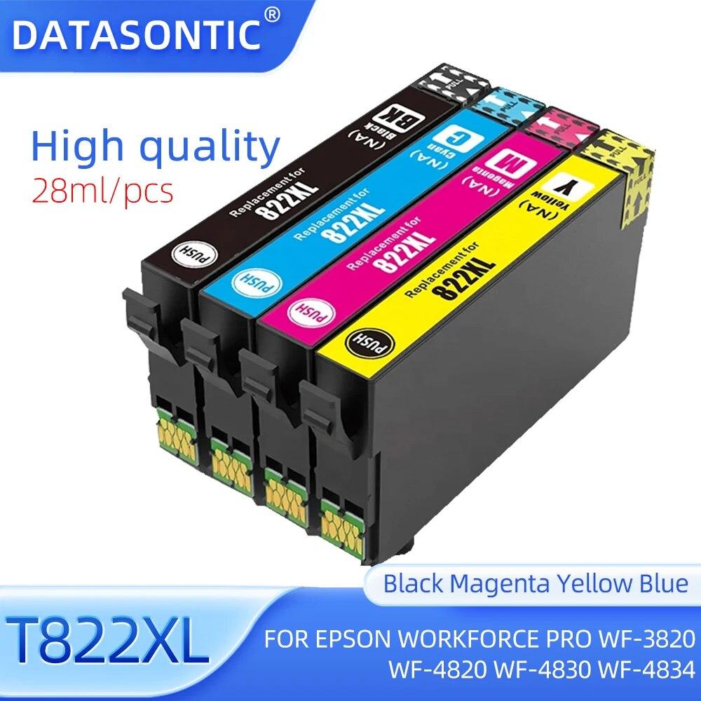 Чорнильний картридж 822XL для сумісного принтера Epson WorkForce Pro WF-3820 WF-4820 WF-4830 WF-4834 Преміальний чорнильний картридж 28 мл 1 комплект 1set
Чорнильний картридж 822XL для сумісного принтера Epson WorkForce Pro WF-3820 WF-4820 WF-4830 WF-4834 Преміальний чорнильний картридж 28 мл 1 комплект 1set