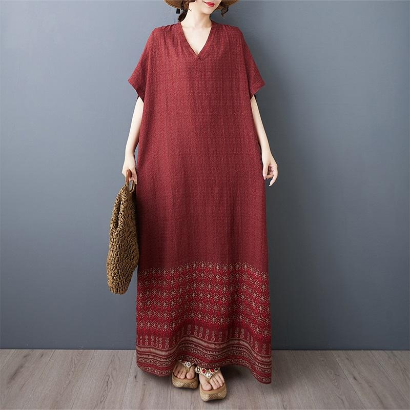 Короткий рукав Плюс размер Хлопок винтаж новые платья для женщин повседневные свободные макси длинное летнее платье
Короткий рукав Плюс размер Хлопок винтаж новые платья для женщин повседневные свободные макси длинное летнее платье