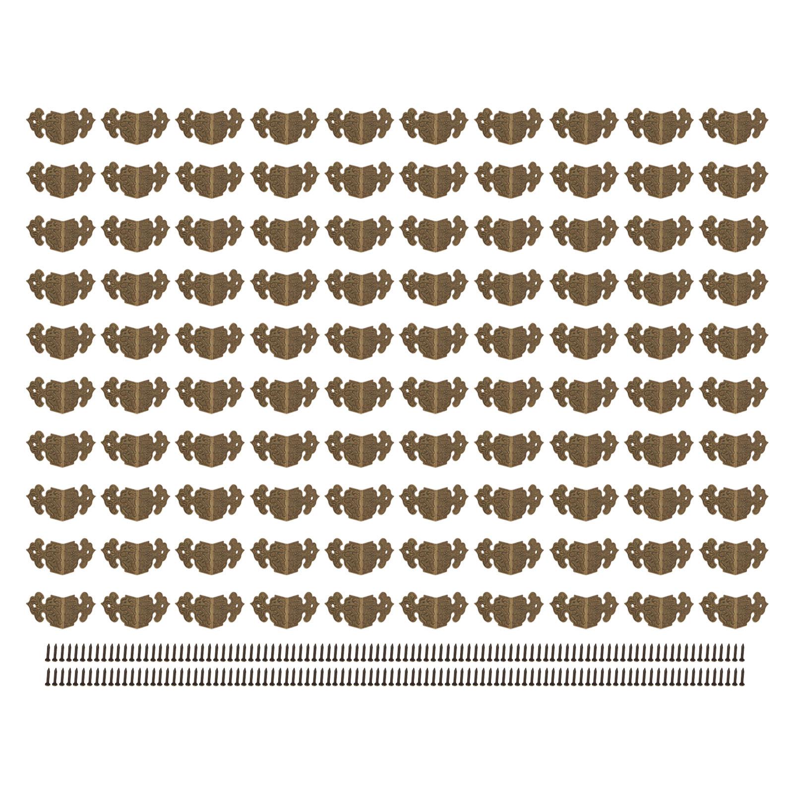 100Pcs Corner Protector Iron Material Retro Elements Ancient Modern Style Widely Used Furniture
100Pcs Corner Protector Iron Material Retro Elements Ancient Modern Style Widely Used Furniture