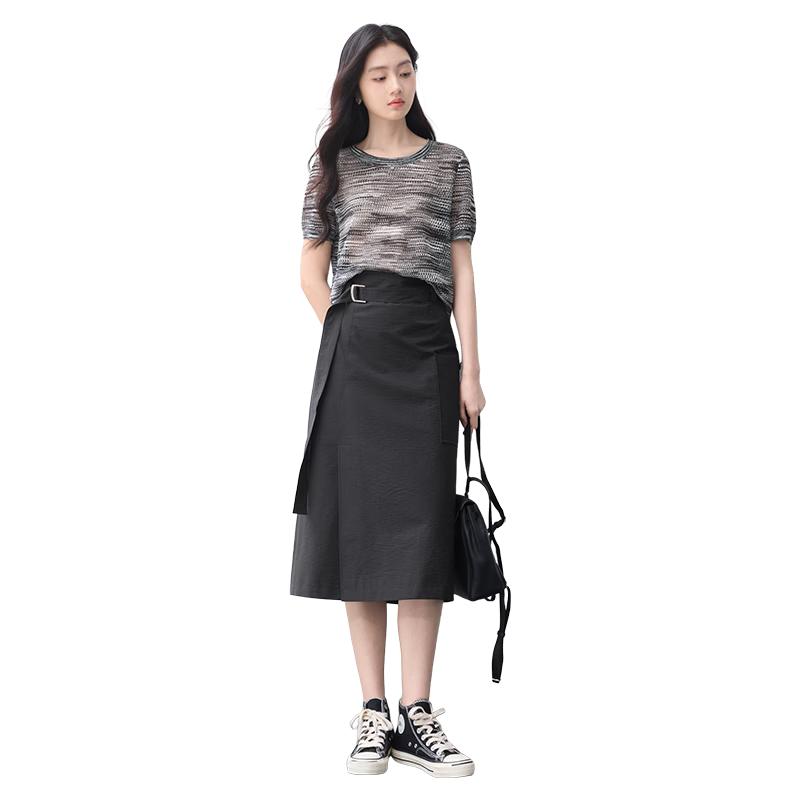 Xiangying Women s Black A-Line Midi Skirt S
Xiangying Women s Black A-Line Midi Skirt S