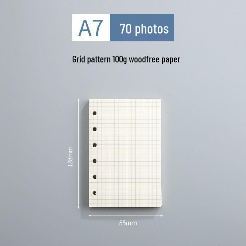 A5 Loose-Leaf Detachable Binder Refill Pages - 6-Hole Thickened Daolin Kraft Paper, Customizable Logo Available, A6, A7, B5 Sizes.
A5 Loose-Leaf Detachable Binder Refill Pages - 6-Hole Thickened Daolin Kraft Paper, Customizable Logo Available, A6, A7, B5 Sizes.