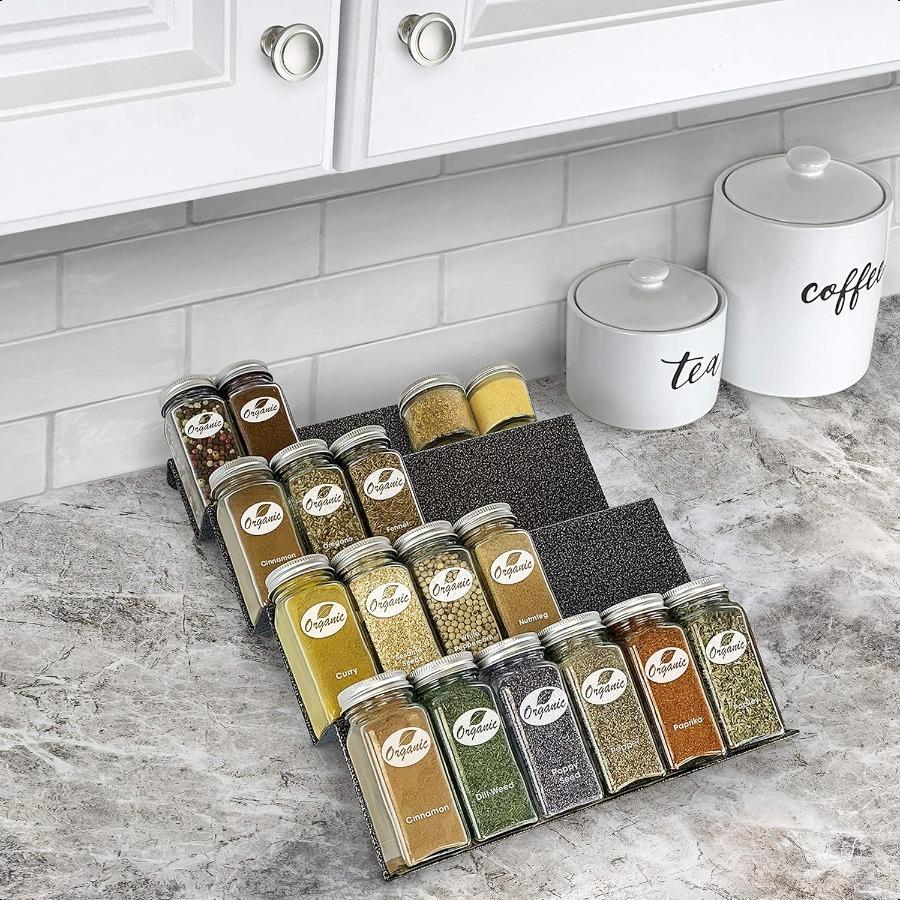 ® Spice Drawer Organizer Heavy Gauge Steel 4 Tier Rack Drawer Insert Tray for Spice Jars Herbs and Seasoning Kitchen Cabinet St United States
® Spice Drawer Organizer Heavy Gauge Steel 4 Tier Rack Drawer Insert Tray for Spice Jars Herbs and Seasoning Kitchen Cabinet St United States