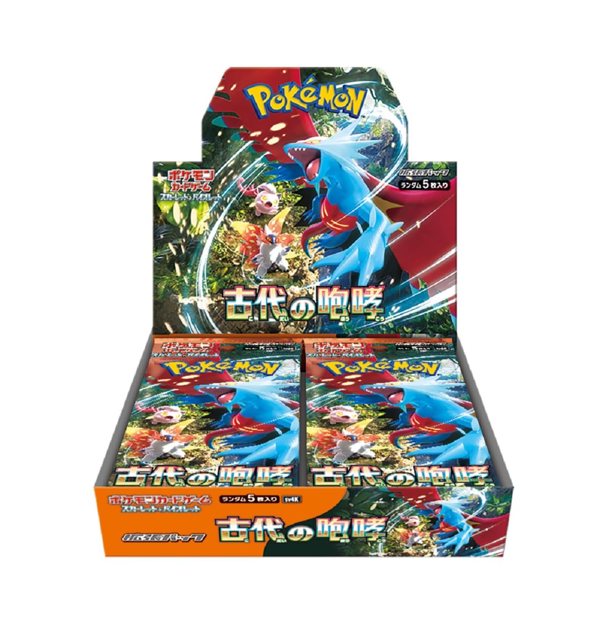 Pokemon Card Game Scarlet & Violet Expansion Pack Ancient Roar Box
Pokemon Card Game Scarlet & Violet Expansion Pack Ancient Roar Box