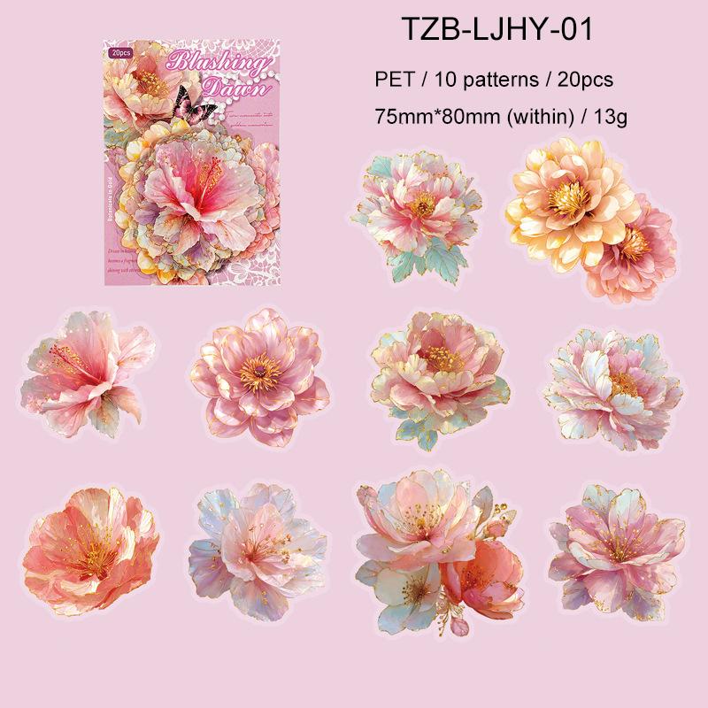 JIANWU Gilded Flower Language Series Vintage Floral Landscape Material Collage PET Sticker Creative DIY Journal Stationery
JIANWU Gilded Flower Language Series Vintage Floral Landscape Material Collage PET Sticker Creative DIY Journal Stationery