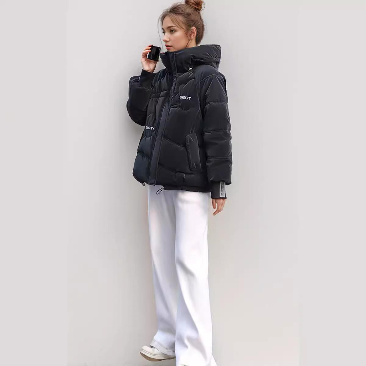 Демисезонная куртка для женщин 2024 зимняя женская хлопковая куртка женская повседневная с капюшоном на молнии короткая парка пальто женская одежда XXXL чёрный
Демисезонная куртка для женщин 2024 зимняя женская хлопковая куртка женская повседневная с капюшоном на молнии короткая парка пальто женская одежда XXXL чёрный