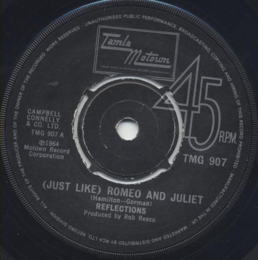 7-дюймовая пластинка REFLECTIONS Just Like Romeo And Juliet TMG907 Tamla Motown UK Rock Б/у
7-дюймовая пластинка REFLECTIONS Just Like Romeo And Juliet TMG907 Tamla Motown UK Rock Б/у