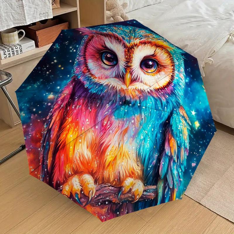 Owl Themed Folding Umbrella Fashion Auto-Open 8 Iron Ribs Plastic Handle Foldable Sunshade Perfect Christmas Gifts
Owl Themed Folding Umbrella Fashion Auto-Open 8 Iron Ribs Plastic Handle Foldable Sunshade Perfect Christmas Gifts