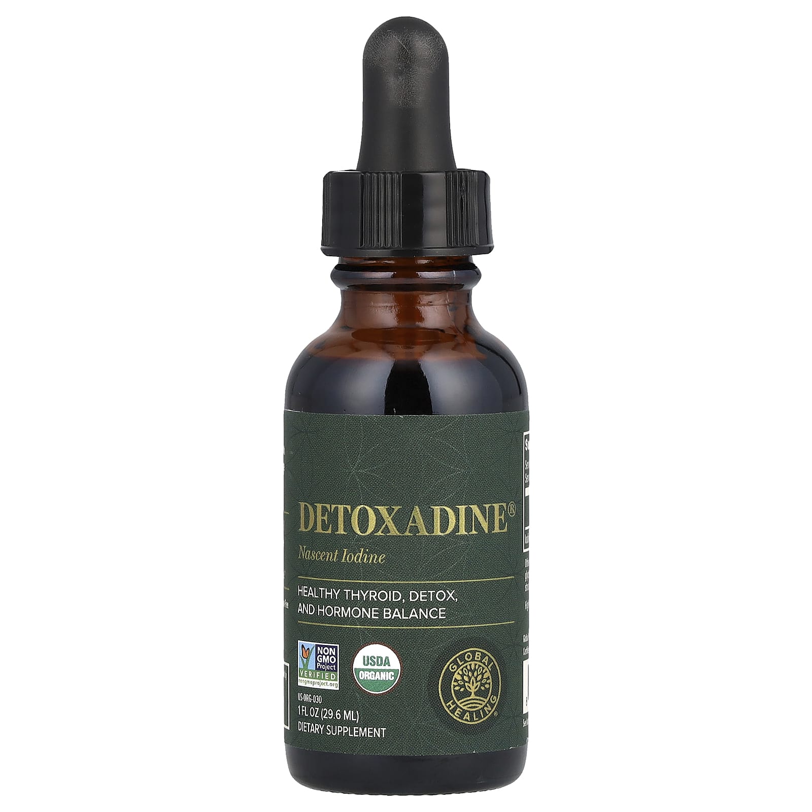 Global Healing, Detoxadine, Early Iodine, 1 fl oz (29.6 ml)
Global Healing, Detoxadine, Early Iodine, 1 fl oz (29.6 ml)