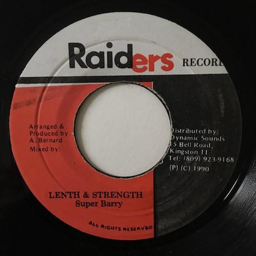 7inch Record SUPER BARRY - Lenth And Strength NONE Raiders Records 1990 Jamaica Reggae, Ska & Dub Used
7inch Record SUPER BARRY - Lenth And Strength NONE Raiders Records 1990 Jamaica Reggae, Ska & Dub Used
