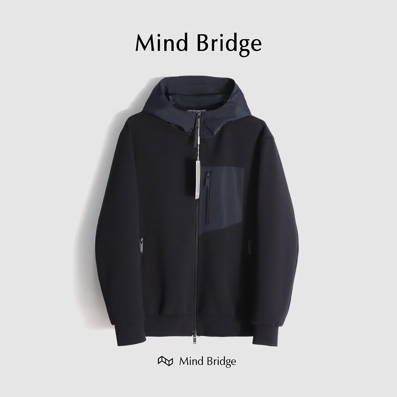 Mind Bridge Men s Casual Zip-Up Hooded Jacket
Mind Bridge Men s Casual Zip-Up Hooded Jacket