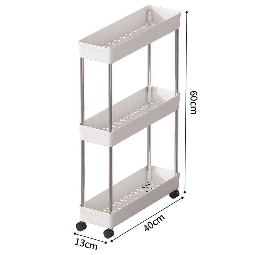Bathroom Storage Rack With Wheels 3/4 Layer Rolling Utility Cart Space-Saving Trolley Rack For Bathroom Kitchen Living Room
Bathroom Storage Rack With Wheels 3/4 Layer Rolling Utility Cart Space-Saving Trolley Rack For Bathroom Kitchen Living Room