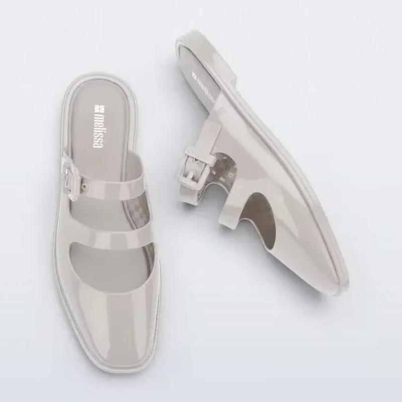 Low Heel Mary Janes Slippers Melissa Women s Flat Bottom Sandals Buckle Slip Round Toe Summer Thong Shoes 39EU/CN40 білий
Low Heel Mary Janes Slippers Melissa Women s Flat Bottom Sandals Buckle Slip Round Toe Summer Thong Shoes 39EU/CN40 білий