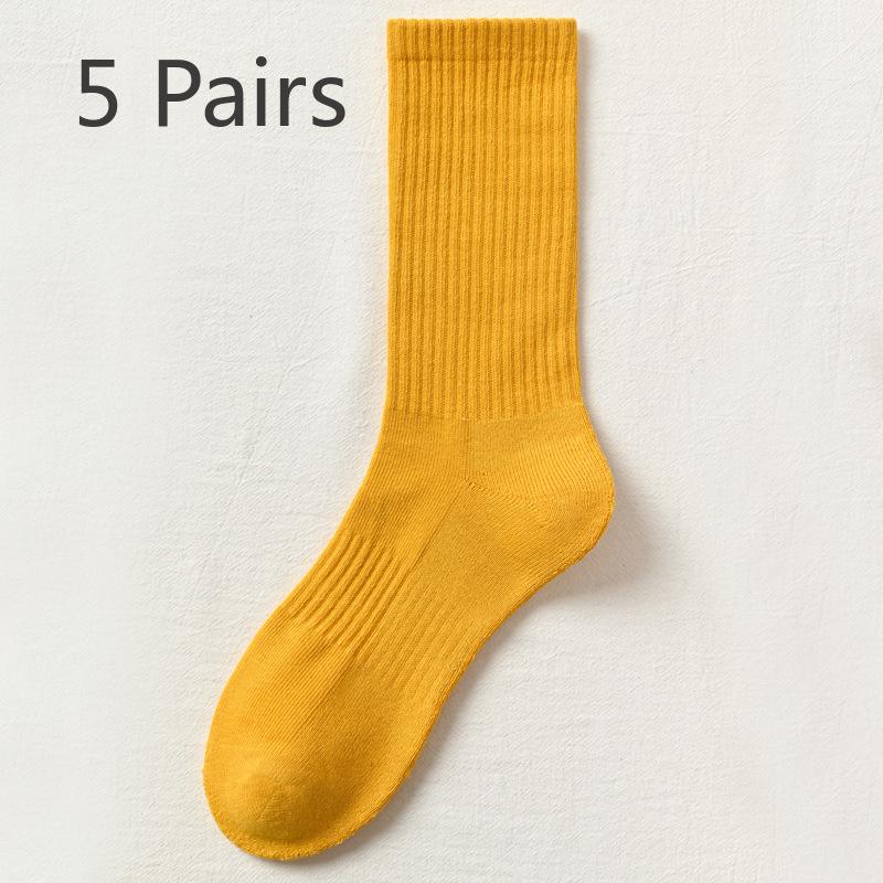 5 пар мужских шерстяных баскетбольных носков с утолщенным хлопковым ворсом и полотенцем снизу 5 Pairs жёлтый
5 пар мужских шерстяных баскетбольных носков с утолщенным хлопковым ворсом и полотенцем снизу 5 Pairs жёлтый