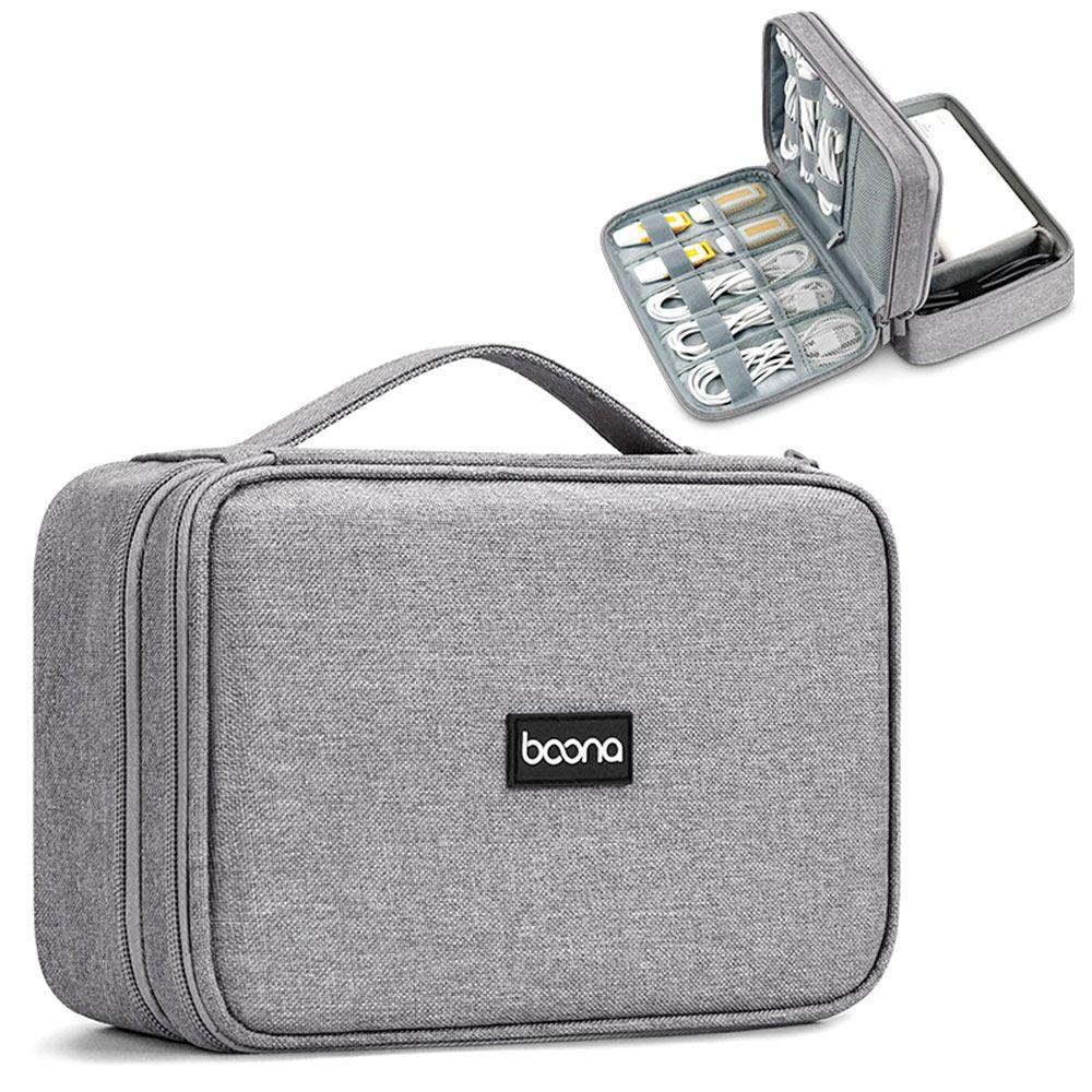 Bank Makeup Cover Earphone Wire Pouch USB Cable Bags Digital Storage Bag Electronics Accessories grey-Style 2
Bank Makeup Cover Earphone Wire Pouch USB Cable Bags Digital Storage Bag Electronics Accessories grey-Style 2