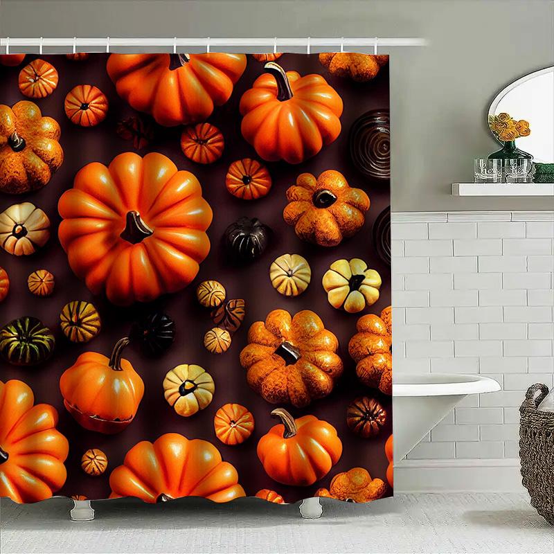 Tuniu Autumn Pumpkin Pattern Shower Curtain Halloween Decorative Fabric Curtain For Bathroom Kids Room W60H190(CM)-1 Pcs
Tuniu Autumn Pumpkin Pattern Shower Curtain Halloween Decorative Fabric Curtain For Bathroom Kids Room W60H190(CM)-1 Pcs
