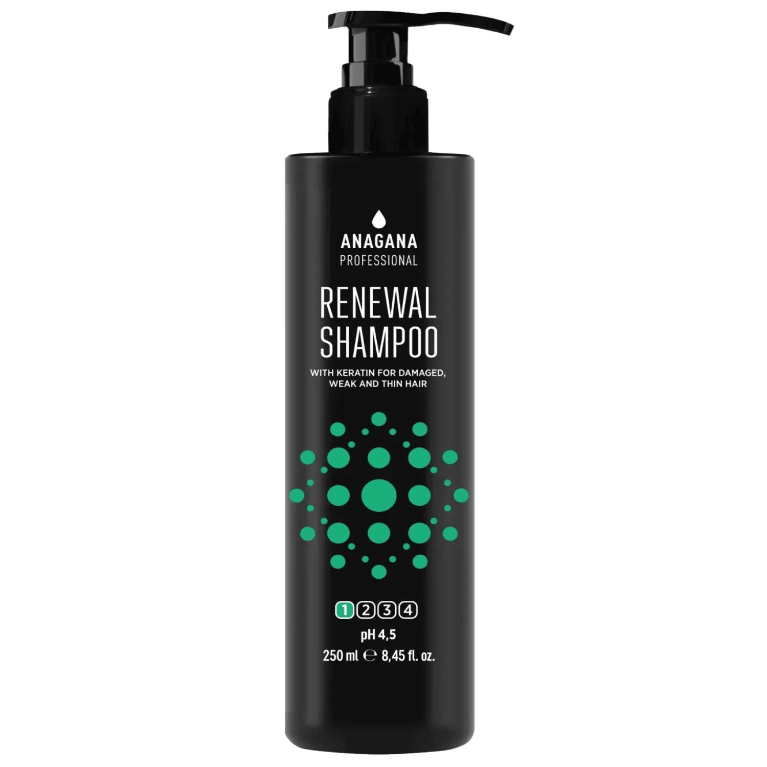 Шампунь Відновлення з меланіном для пошкодженого волосся Renewal Shampoo ANAGANA 250 мл
Шампунь Відновлення з меланіном для пошкодженого волосся Renewal Shampoo ANAGANA 250 мл