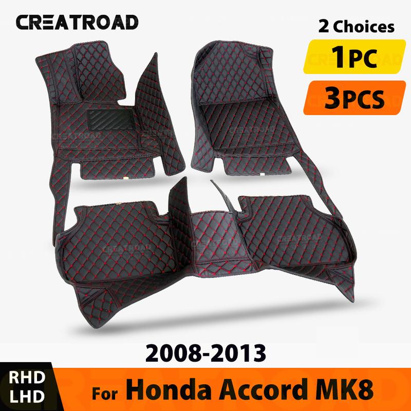 Car Floor Mats For Honda Accord 8th GEN. 2008 2009 2010 2011 2012 2013 Foot Pads Carpet Cover interior accessories 1PC-Black-Black
Car Floor Mats For Honda Accord 8th GEN. 2008 2009 2010 2011 2012 2013 Foot Pads Carpet Cover interior accessories 1PC-Black-Black