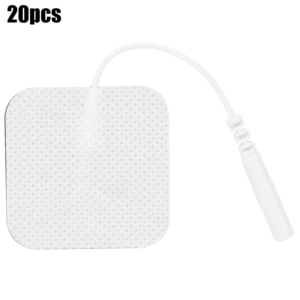 20Pcs 4x4cm 2.0 Holes Electrode Pad Physical Therapy Electrode Patches Nonwovens Silicone Contact Pin Stickings Accessories
20Pcs 4x4cm 2.0 Holes Electrode Pad Physical Therapy Electrode Patches Nonwovens Silicone Contact Pin Stickings Accessories