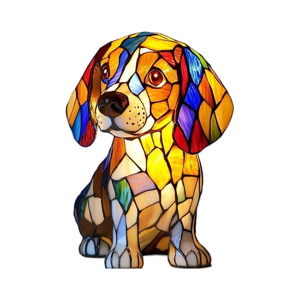 Новый животный смоляной ночник Светодиодная прикроватная лампа Милая настольная лампа для гостиной Спальни Ночник Домашнее украшение Подарок