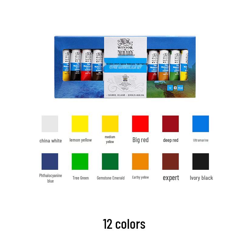 Набор акварельных красок Winsor & Newton Artist 10 мл - Доступен в наборах по 12, 24 или 36 цветов Set
Набор акварельных красок Winsor & Newton Artist 10 мл - Доступен в наборах по 12, 24 или 36 цветов Set