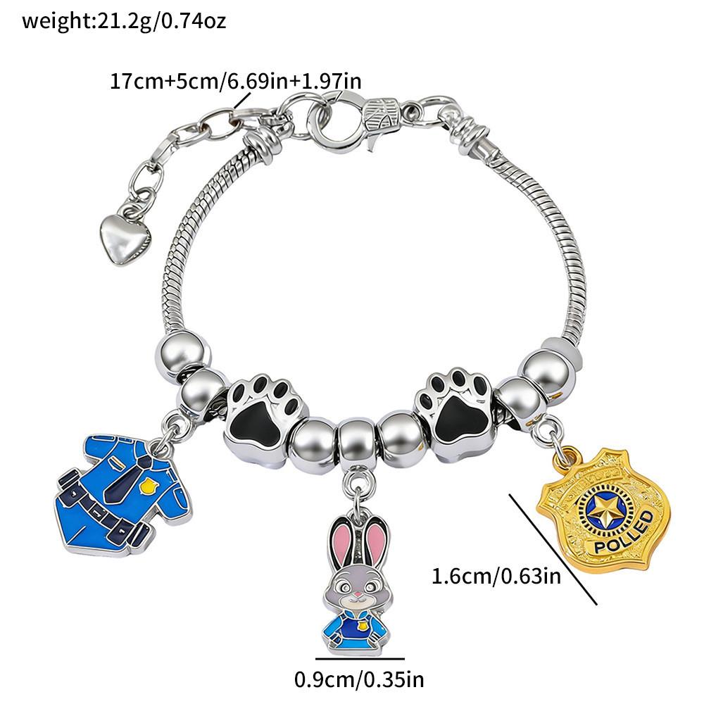 Zootopia Diy Charm Bracelet With Zinc Alloy Material For Kids And Adults Judy
Zootopia Diy Charm Bracelet With Zinc Alloy Material For Kids And Adults Judy