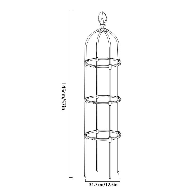 1 компл. DIY обелиск решетчатая башня подставка для растений поддержка садового декора башня опорная стойка для скалолазания 31.7*145cm
1 компл. DIY обелиск решетчатая башня подставка для растений поддержка садового декора башня опорная стойка для скалолазания 31.7*145cm