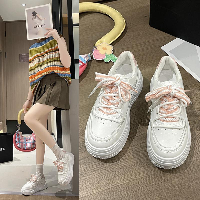 2025 spring new women s platform sports heightening little white shoes ins trendy pair of shoelaces breathable versatile student board shoes 40 хакі
2025 spring new women s platform sports heightening little white shoes ins trendy pair of shoelaces breathable versatile student board shoes 40 хакі