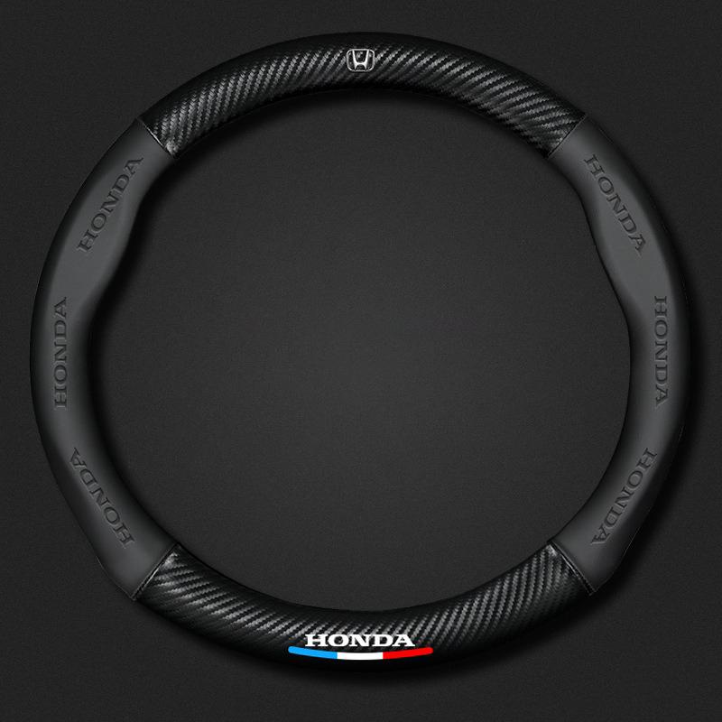 New Car Anti Slip Carbon Fiber Leather Steering Wheel Cover For Honda Fit Jazz GK5 Civic Type-R CRV Pilot Accord HRV Accessories
New Car Anti Slip Carbon Fiber Leather Steering Wheel Cover For Honda Fit Jazz GK5 Civic Type-R CRV Pilot Accord HRV Accessories
