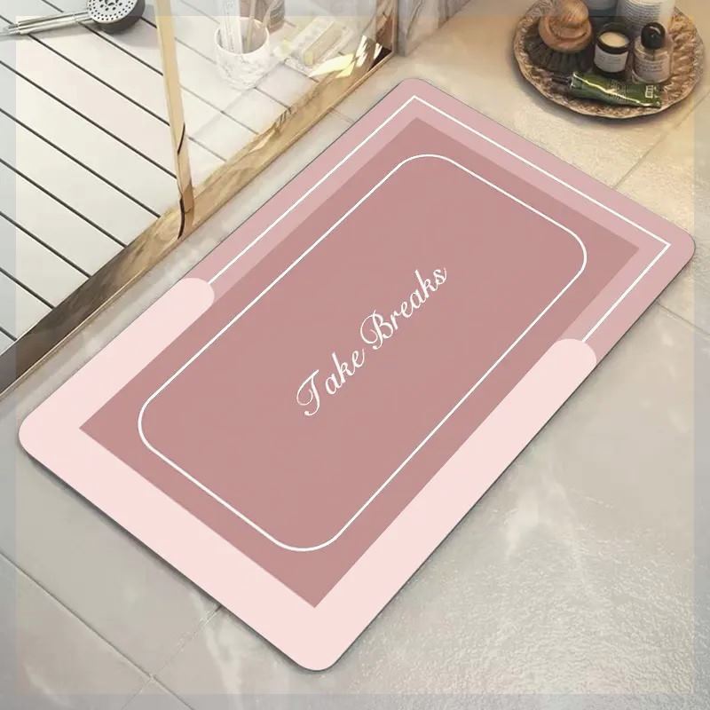 Bathroom Slip-resistant Mat Modern Minimalist Bathroom Door Entry Foot Mat Diatom Mud Mat Durable Durable Useful 40 * 60cm
Bathroom Slip-resistant Mat Modern Minimalist Bathroom Door Entry Foot Mat Diatom Mud Mat Durable Durable Useful 40 * 60cm