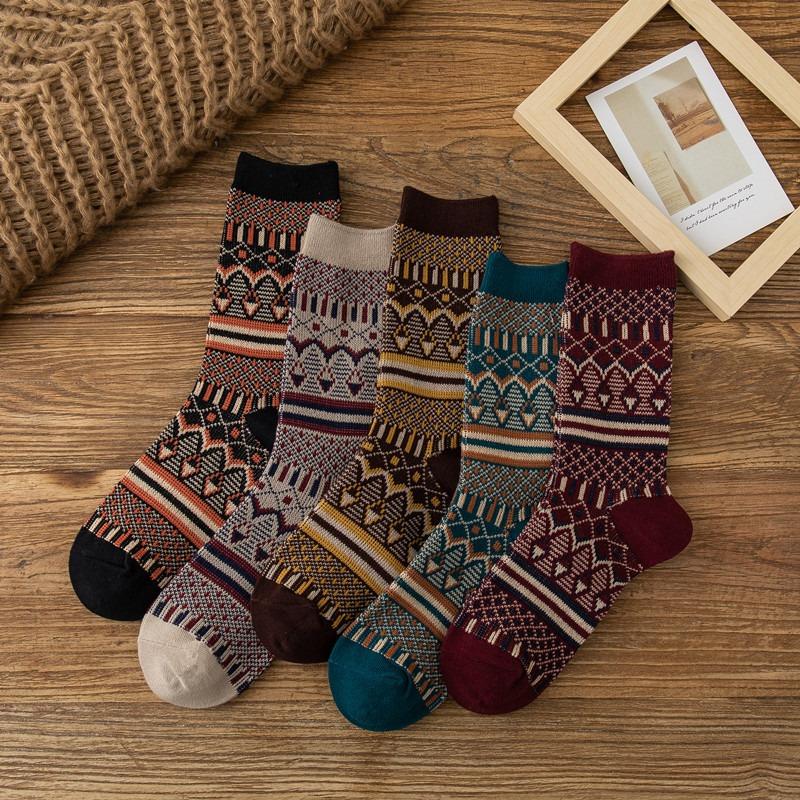 Women s Spring and Autumn Double-needle Double-track Pile Socks Are Retro and Versatile. Autumn and Winter Pure Cotton Mid-calf Socks 1 pair
Women s Spring and Autumn Double-needle Double-track Pile Socks Are Retro and Versatile. Autumn and Winter Pure Cotton Mid-calf Socks 1 pair