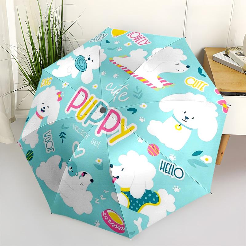 1pc Cute Puppy Vector Set Umbrella with Plastic Handle,Vibrant Cartoon Pattern,Multi-functional UmbrellaPT052
1pc Cute Puppy Vector Set Umbrella with Plastic Handle,Vibrant Cartoon Pattern,Multi-functional UmbrellaPT052