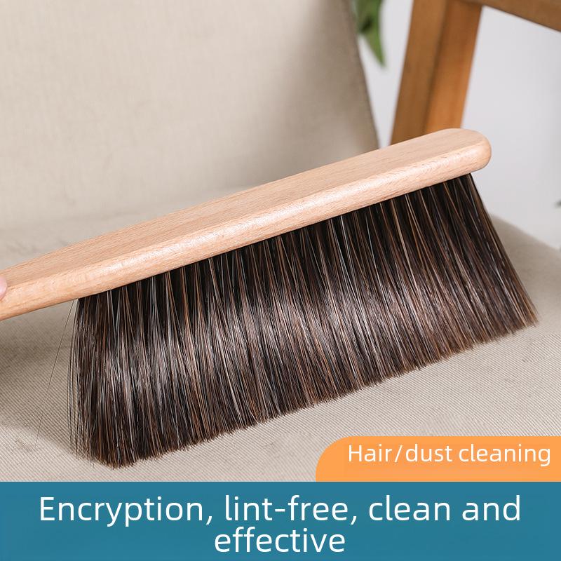 Beechwood Soft Bristle Sweep Brush - Long Handle, Anti-static Dust Remover for Bedroom, Sofa, and Bed.
Beechwood Soft Bristle Sweep Brush - Long Handle, Anti-static Dust Remover for Bedroom, Sofa, and Bed.