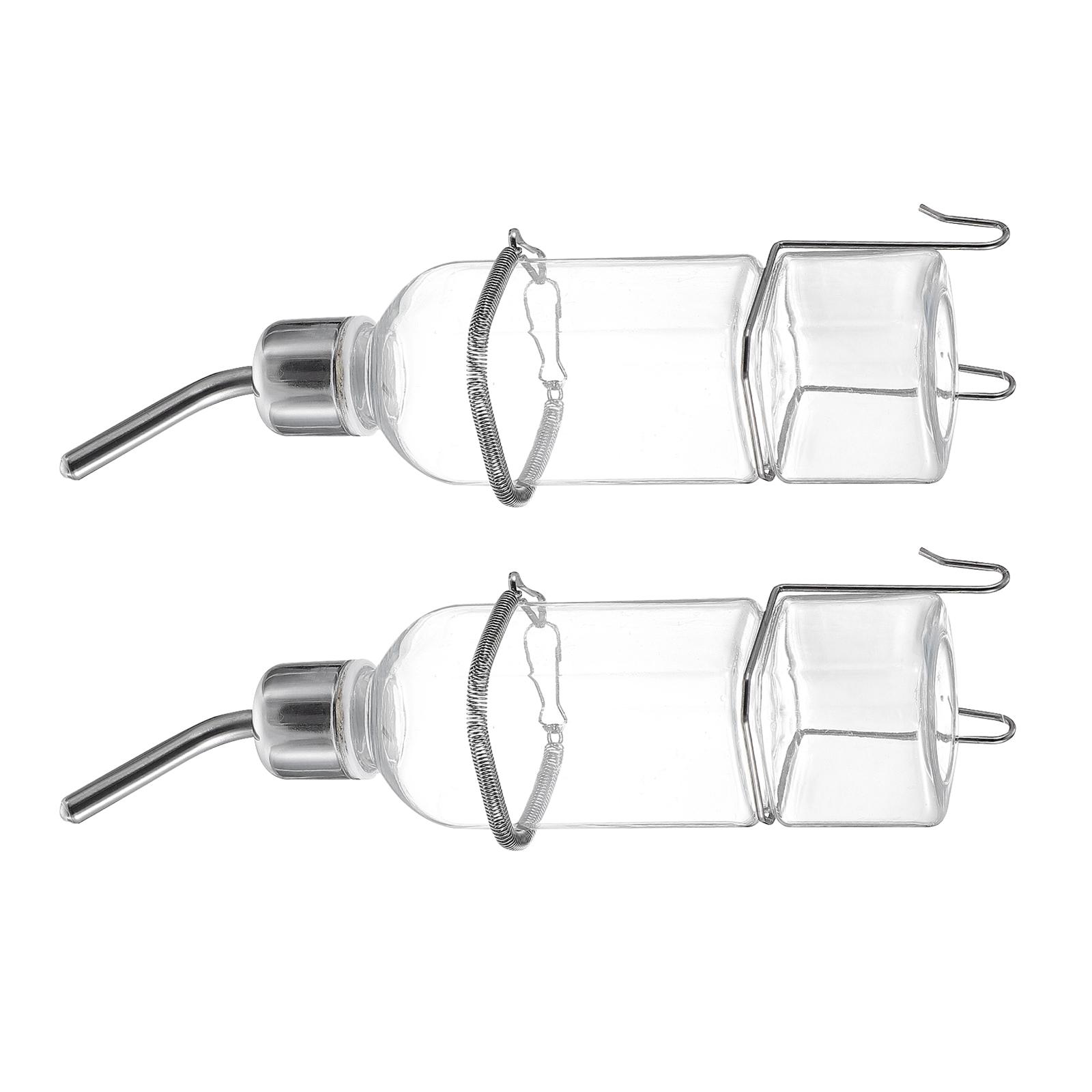 2Pcs Pet Water Feeder Plastic 180Ml Rabbit Water Fountain Hanging Bottle Leak Proof Safe Pet Drinking Bottle Dispenser 22X5X5CM
2Pcs Pet Water Feeder Plastic 180Ml Rabbit Water Fountain Hanging Bottle Leak Proof Safe Pet Drinking Bottle Dispenser 22X5X5CM