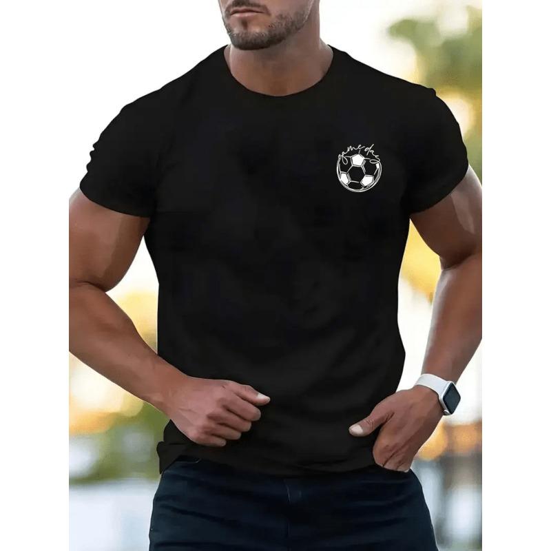 Men S Football T-Shirt | Print Soccer Tee with Minimalist Logo, Casual Crew Neck, Slight Stretch Fabric, Perfect for Outdoor Activities and Training 4XL чорний
Men S Football T-Shirt | Print Soccer Tee with Minimalist Logo, Casual Crew Neck, Slight Stretch Fabric, Perfect for Outdoor Activities and Training 4XL чорний