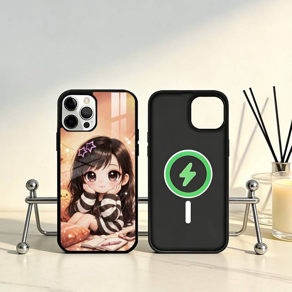 Cartoon Girl Pattern Phone Case For iPhone17,16,15,14,13,12,11 Plus,Pro Max Magnetic For Magsafe Wireless Charging iPhone14
Cartoon Girl Pattern Phone Case For iPhone17,16,15,14,13,12,11 Plus,Pro Max Magnetic For Magsafe Wireless Charging iPhone14