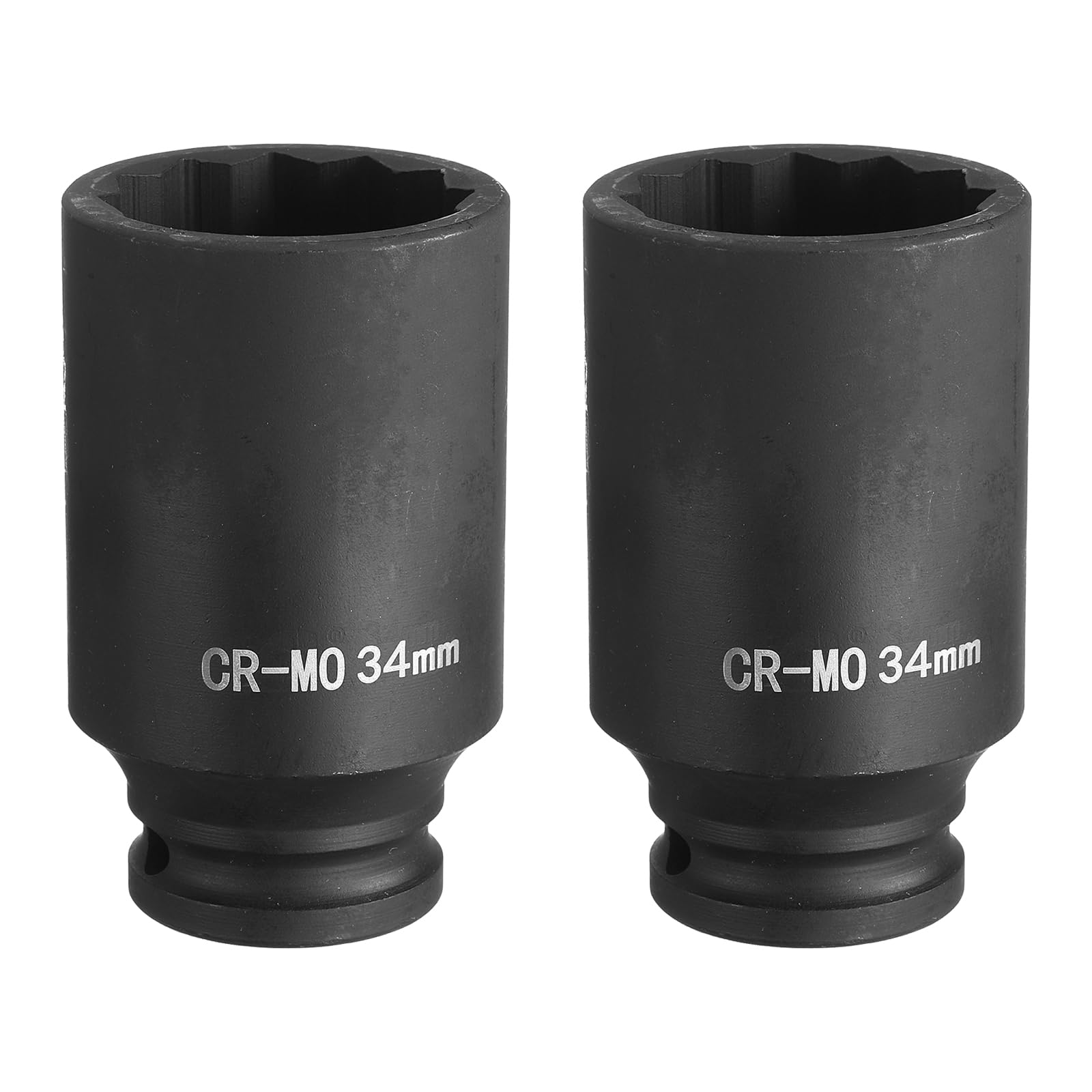 uxcell 2pcs Deep Impact Inch 34mm Metric Chrome Molybdenum Alloy Steel Spindle Axle Nut Impact Socket 6-Point Socket, 1/2 Drive,
uxcell 2pcs Deep Impact Inch 34mm Metric Chrome Molybdenum Alloy Steel Spindle Axle Nut Impact Socket 6-Point Socket, 1/2 Drive,