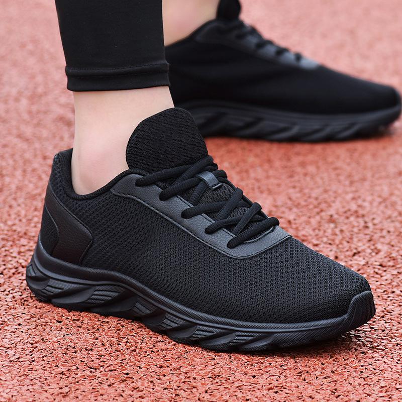 Fashion couple shoes sports mesh breathable black casual lightweight wear-resistant lightweight running shoes 44
Fashion couple shoes sports mesh breathable black casual lightweight wear-resistant lightweight running shoes 44