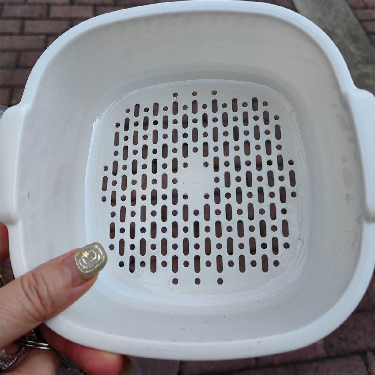 Double-layer Kitchen Colander: Vegetable & Rice Washing Basin with Drain Basket
Double-layer Kitchen Colander: Vegetable & Rice Washing Basin with Drain Basket