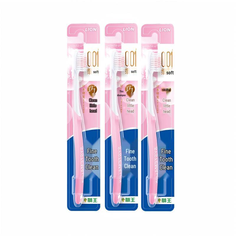 Lion Compact Soft Bristle Toothbrush (3-Pack)
Lion Compact Soft Bristle Toothbrush (3-Pack)