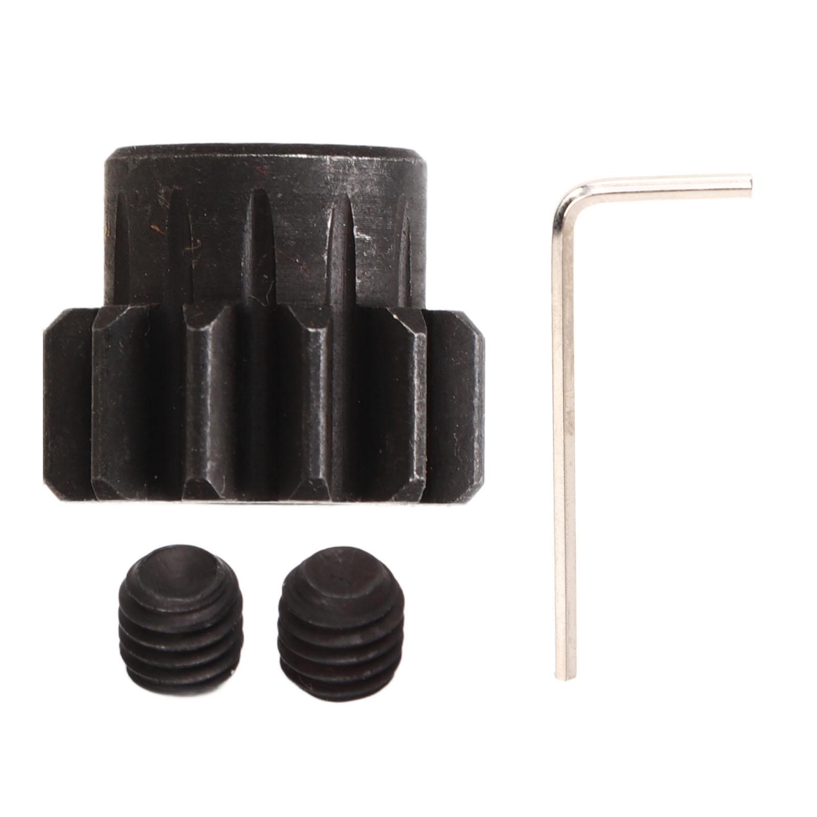 12T RC Motor Pinion Gear RC Car Steel Motor Gears Replacement Accessories ARA311052BL
12T RC Motor Pinion Gear RC Car Steel Motor Gears Replacement Accessories ARA311052BL