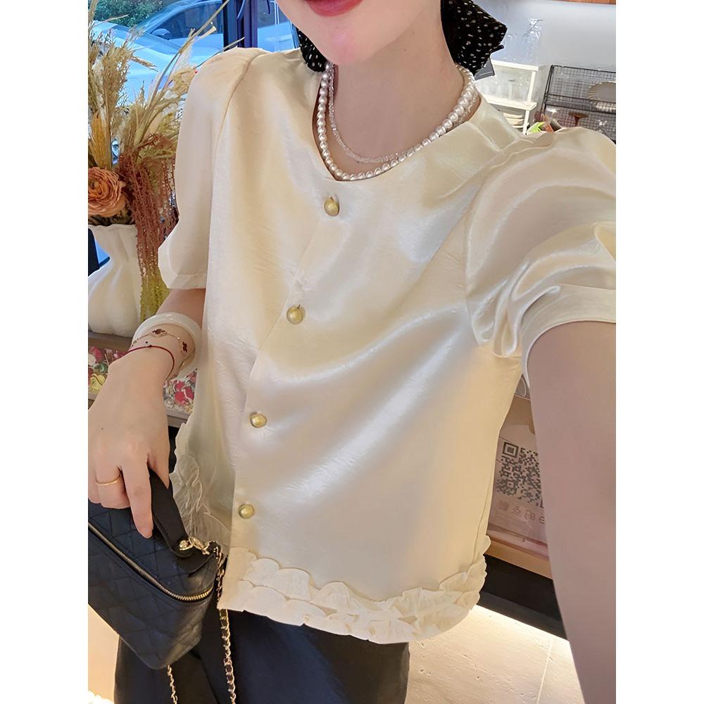 2025 French Luxury Women s Frilly Short-Sleeve Blouse – Age-Defying Summer Fashion XL (130-145 lbs)
2025 French Luxury Women s Frilly Short-Sleeve Blouse – Age-Defying Summer Fashion XL (130-145 lbs)