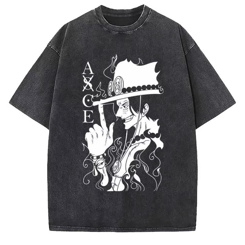 Anime One Piece Washed Tshirt Men Unisex Streetwear cotton Short Sleeved Graphic Tee Summer new Harajuku Casual Top L
Anime One Piece Washed Tshirt Men Unisex Streetwear cotton Short Sleeved Graphic Tee Summer new Harajuku Casual Top L