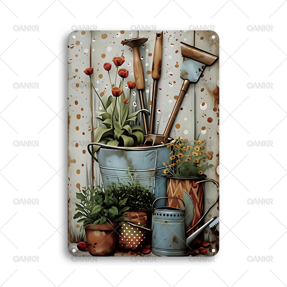 Vintage Garden Tools Art Poster Metal Tin Sign Retro Potted Plants Metal Signs for Garage Farm Garden Home Wall Decor Plaque 20x30cm(7.8x11.8inch)
Vintage Garden Tools Art Poster Metal Tin Sign Retro Potted Plants Metal Signs for Garage Farm Garden Home Wall Decor Plaque 20x30cm(7.8x11.8inch)